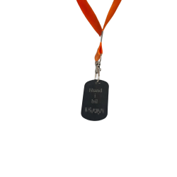 Id-bricka "Hund i bil"