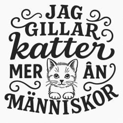 Jag gillar katter mer än människor