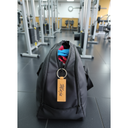 Nyckelring i PU läder med eget namn